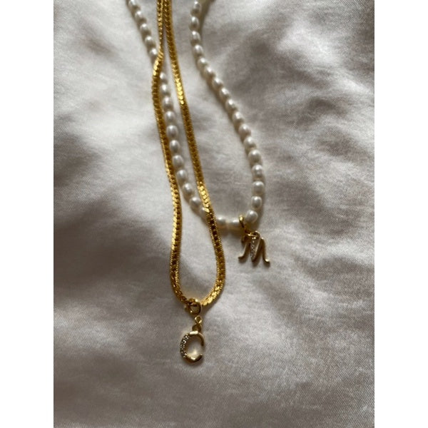 【客製】客製化英文字母吊墜·JOJE·客製飾品·客製吊墜·包金吊墜·水鑽吊墜·加價購