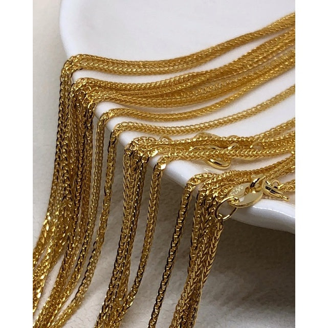 S925純銀foxtail chain肖邦鍊(現貨)・JOJE・純銀項鍊・純銀飾品
