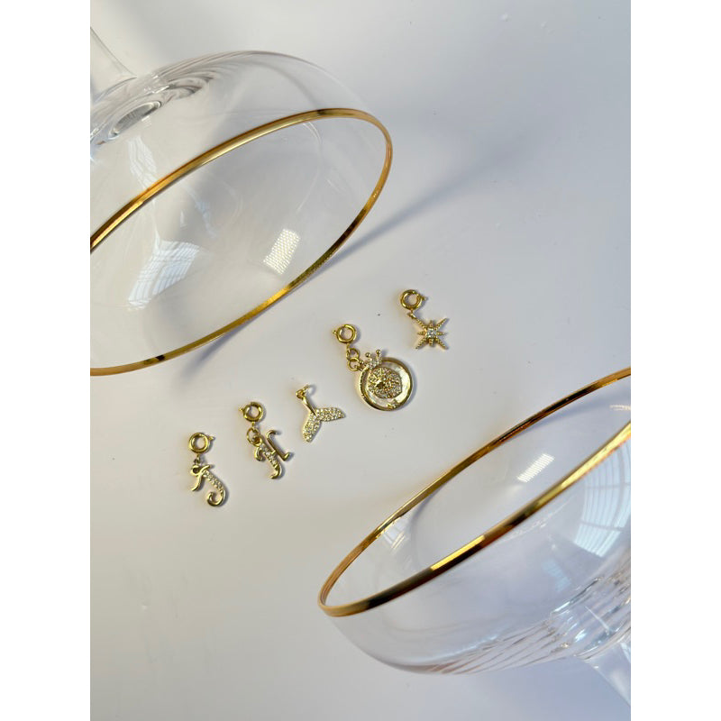 【客製】客製化英文字母吊墜·JOJE·客製飾品·客製吊墜·包金吊墜·水鑽吊墜·加價購