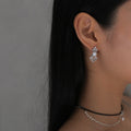 Uncompromising Allure・S925純銀雙箭天然淡水珍珠耳環·(現貨)·JOJE·珍珠耳環·珍珠飾品