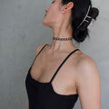 【手作設計】NANA·黑尖晶石淡水珍珠頸鏈/choker(現貨)·JOJE·珍珠飾品·手作飾品·水晶手作·水晶飾品