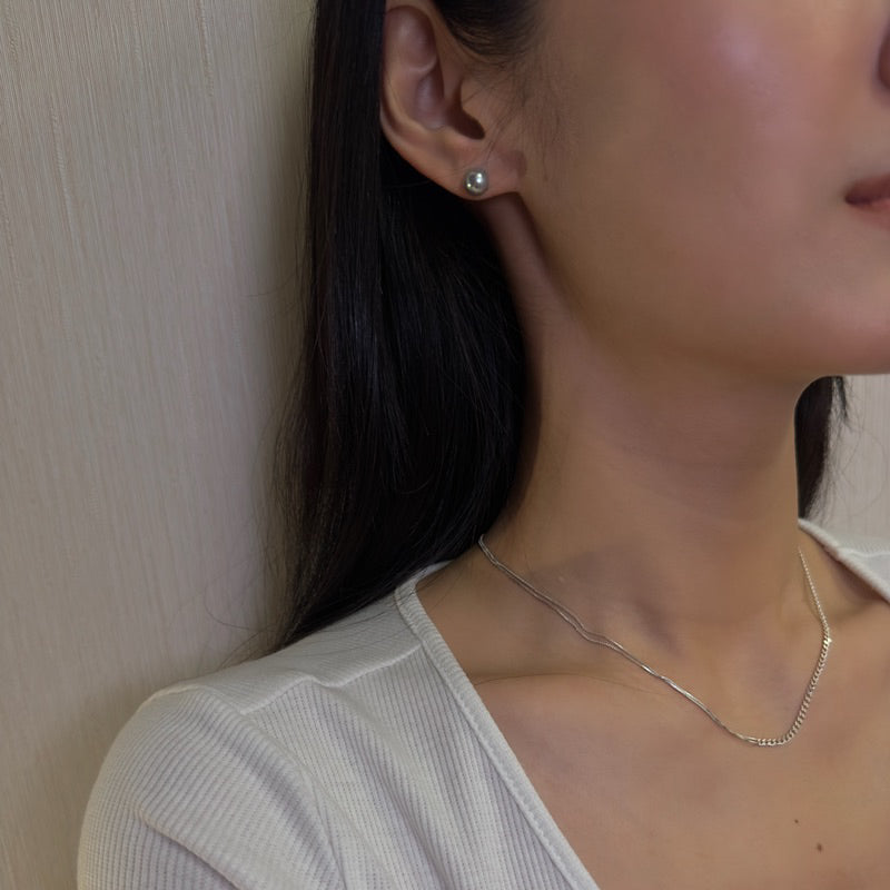 S925純銀交錯古巴項鍊(現貨)·JOJE·純銀項鍊·純銀飾品·古巴鏈