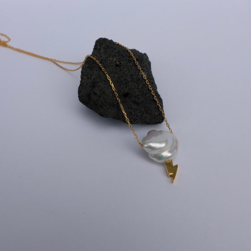 1·S925純銀閃電珍珠套組(可拆買)(現貨)·JOJE·純銀飾品