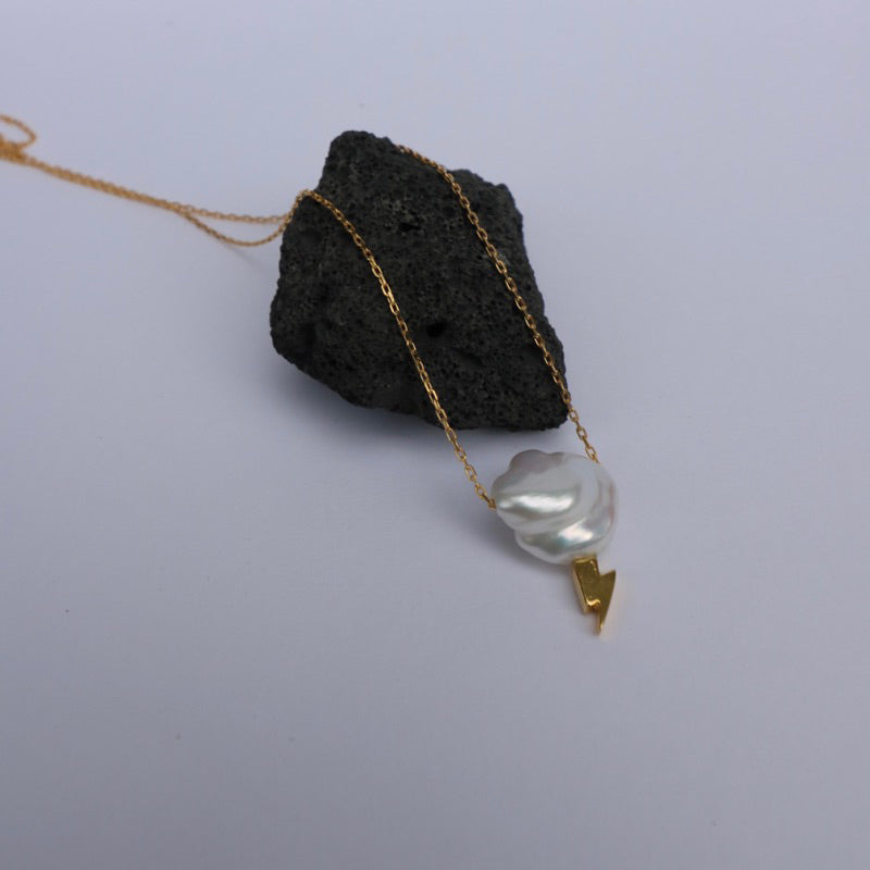 1·S925純銀閃電珍珠套組(可拆買)(現貨)·JOJE·純銀飾品
