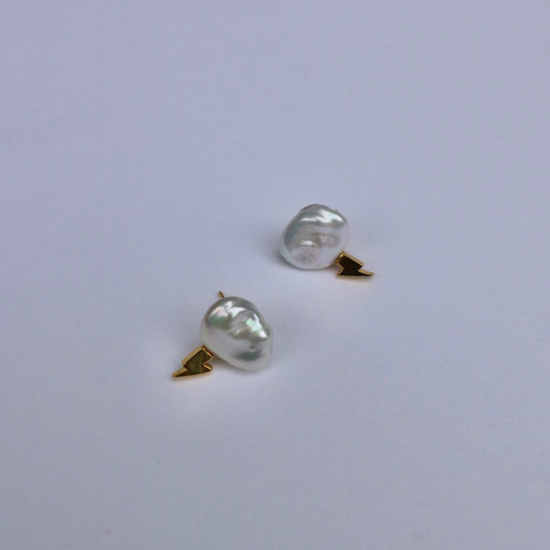 1·S925純銀閃電珍珠套組(可拆買)(現貨)·JOJE·純銀飾品