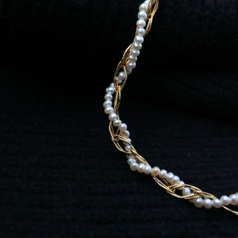 【手作設計】Camille · 纏繞珍珠項鍊(現貨)·JOJE·珍珠飾品·手作項鍊·客製項鍊