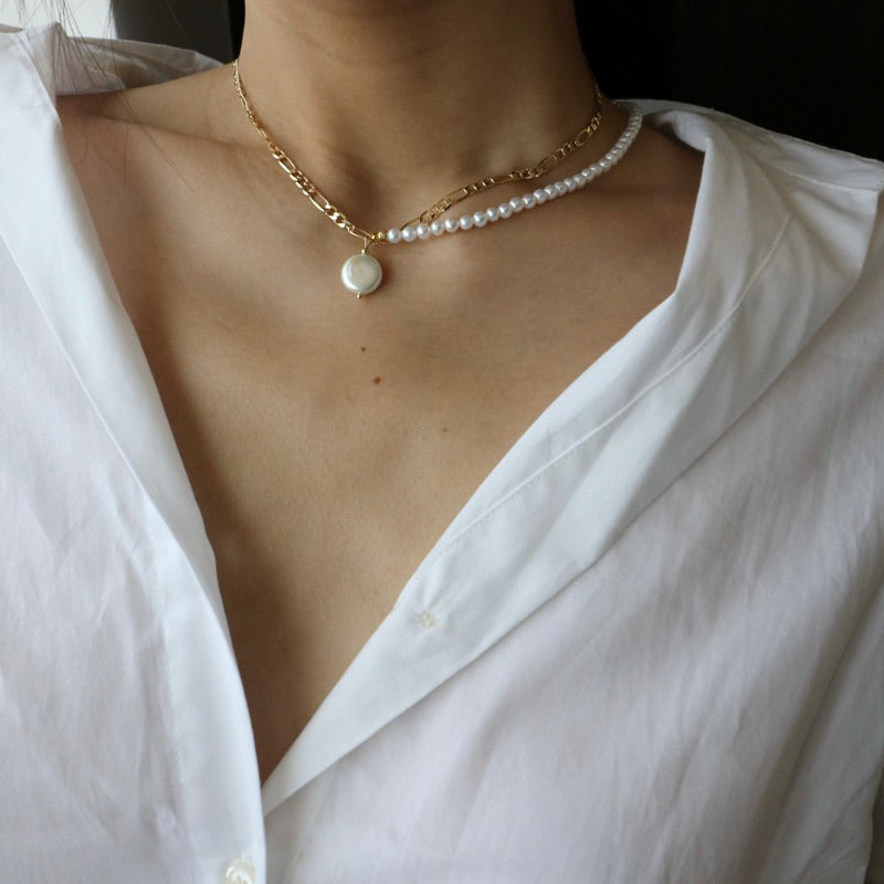 【手作設計】Lover Girl·一鏈兩戴的珍珠項鍊(現貨)·JOJE·珍珠飾品·手作飾品