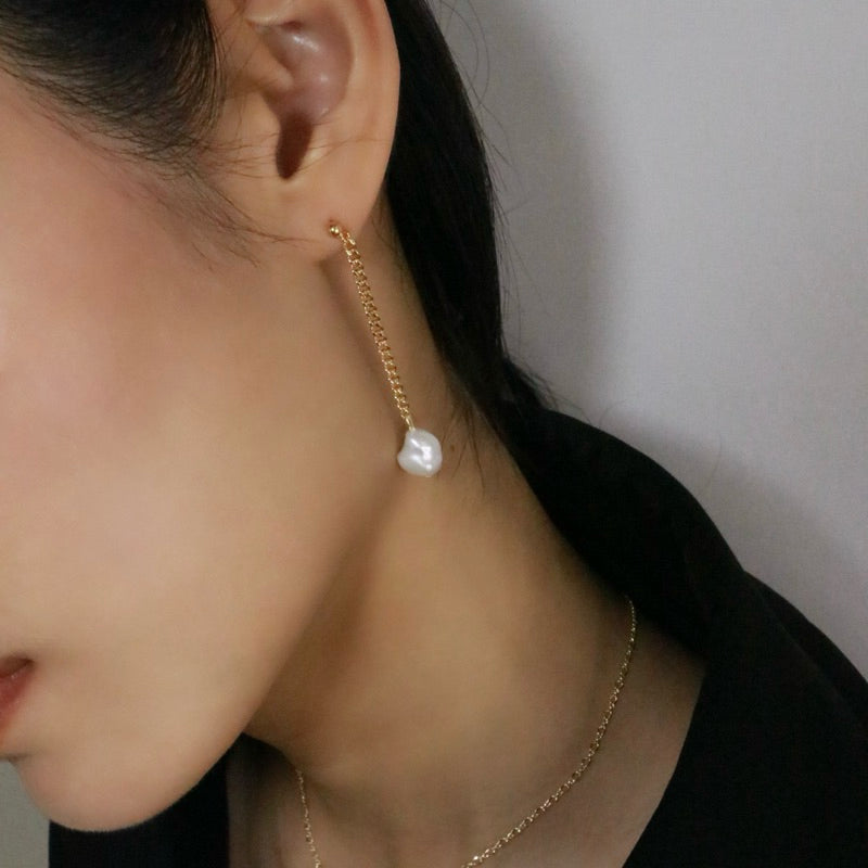 【手作設計】chandelier · S925純銀垂墜珍珠耳環(現貨)·JOJE·珍珠飾品·手作耳環·客製耳環