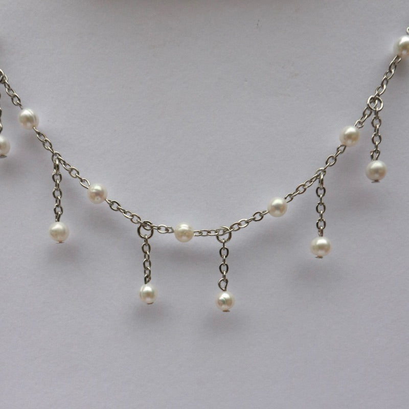 【手作設計/一鍊多戴】Swinging Pearl · 晃動珍珠手鍊(金/銀)(現貨)·JOJE·珍珠飾品·客製手鍊